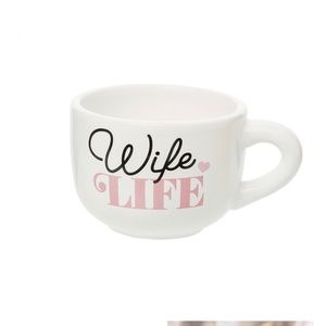 “Totalee” Ceramic Wife Life Large Cappuccino Mug